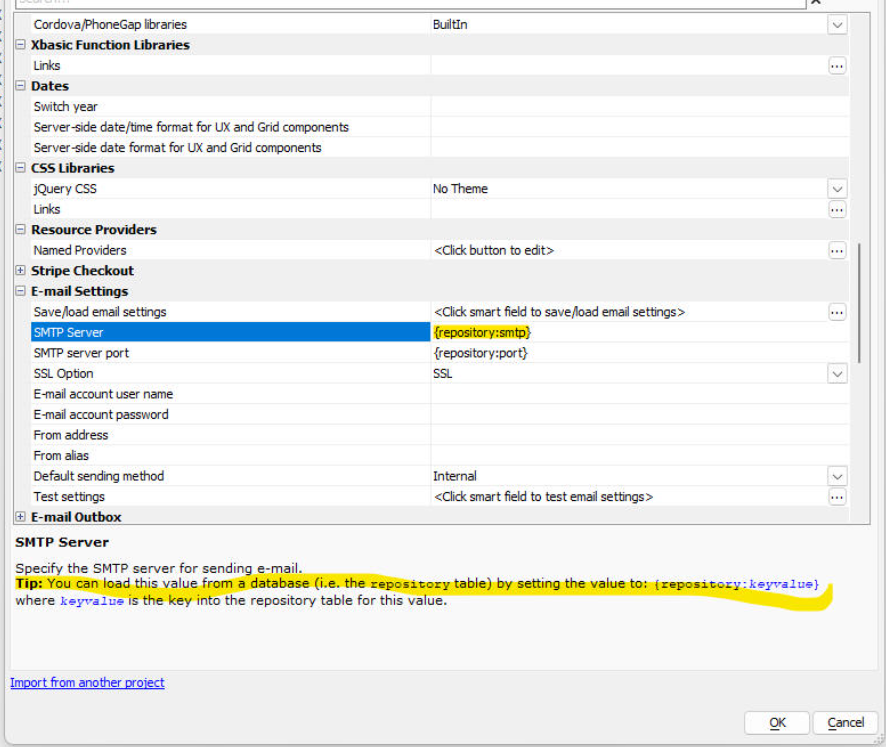 Setting the value to: (repository: keyvalue)